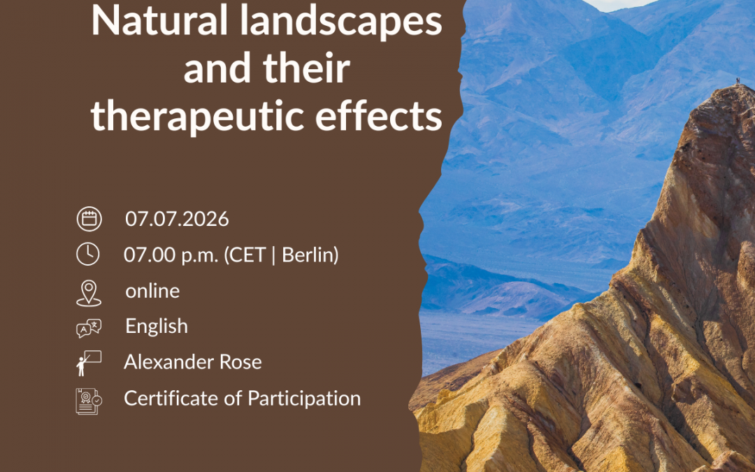 Natural landscapes and their therapeutic effects